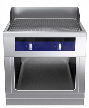 Electrolux Professional MAHDFAHDAO EL.FRYTOP,RIBBED PL,1-SIDE,800X800X800H (Code 588376)