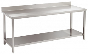 Electrolux Professional STLA14 WORK TABLE + SHELF + UPSTAND 1400MM (132416)