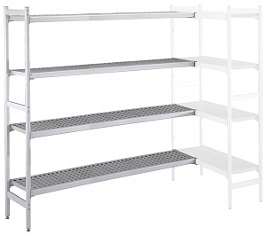Electrolux Professional CLS2903 ALUM.CORNER SHELV.-POLY.TIERS-475X2907MM (Code 137089)