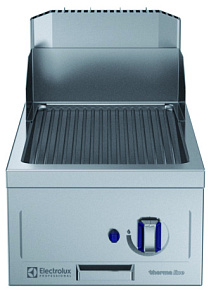 Electrolux Professional MBHNBBDOVO Modular Cooking Range Line thermaline 85 - Half Module Gas Fry Top, 1 Side with Backsplash (Town Gas) (Code 593109)