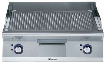 ELEC.FRY TOP-RIBBED PLATE 800MM (Code 371262)