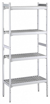 ALUM.LINEAR SHELV.-POLY.TIERS-373X1304MM (137017)