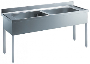 Electrolux Professional SLP220 SOAKING SINK UNIT 2 BOWLS 2000MM (Code 132547)
