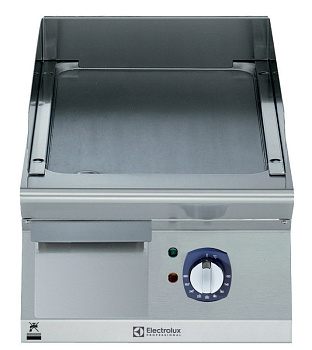 Electrolux Professional E7IIKIAOMCA Modulare Großküchengeräteserie 700XP El. Bratplatte-Glatt Oberfläche 400mm-Hartverchromt / Gebürstet (Code 371321)