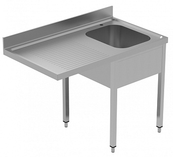 SINK UNIT FOR DW 1 BOWL L/H DRAINER 1200 (134125)
