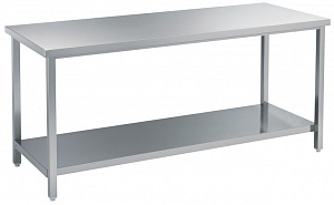 Electrolux Professional STL13 WORK TABLE WITH SHELF 1300 MM (Code 132398)
