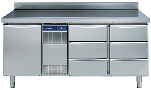 Electrolux Professional RCDR3M16U REF.COUNTER 440L,1 DOOR 6x1/3 DRAW+UPST. (Code 727081)