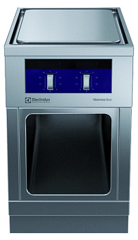 Modular Cooking Range Line thermaline 90 - 2 Zone Freestanding Electric Solid Top with Ecotop, 1 Side, H=700 - H3 -Marine (Code 589876)