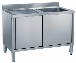 Electrolux Professional ML1S1417L CUPB.SINK 1 BOWL(500X500)L/H DRAIN. 1400 (132519)