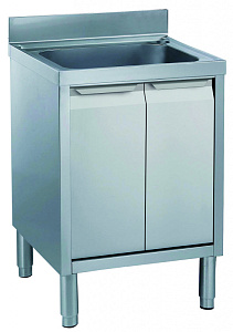 Electrolux Professional MLA716PN Standard Preparation 700 mm Cupboard Sink with 1 Bowl & 1 Door (Code 132817)