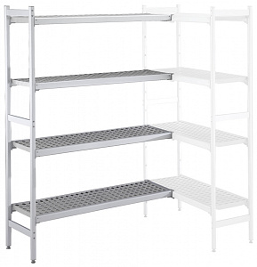 Electrolux Professional CLS2016 ALUM.CORNER SHELV.-POLY.TIERS-475X2020MM (Code 137084)