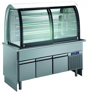 Electrolux Professional ZLRDW16C KALTAUSG.KÜHLWANNE (4GN)+VITRI.+SCHRANK (Code 332034)