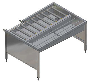 MANUAL SORT.TABLE,3 BASK,R&gt L,1620,FRONT (Code 865090)