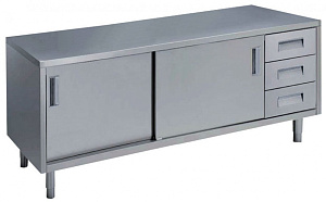 Electrolux Professional MTA2000DXP TISCH, 3 SCHUBL. RE., 2 SCHIEBETÜ. 2000 (Code 132691)