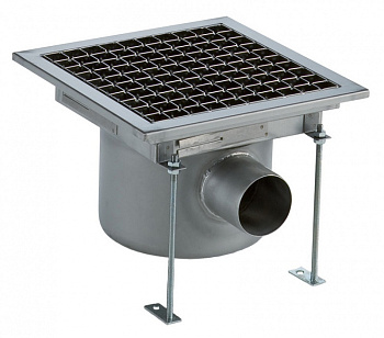 Electrolux Professional FDD3030 FLOOR DRAIN+GRATE-HORIZ. OUTLET 300X300 (Code 328052)