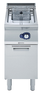 Electrolux Professional E7KKETBAMCI Modulare Großküchengeräteserie 700XP Freistehende Gasfritteuse mit 1 Wanne, 15 Liter (Code 371420)