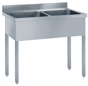 Electrolux Professional SL212 SINK UNIT 2 BOWLS 1200MM (Code 132460)