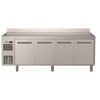 REFR.COUNTER 590L 4xDOOR W/SPLBACK CU_LFT GALV (CODE 710419)