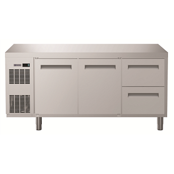 REFR.COUNTER 440L 2xDOOR 2x1/2DRW CU_LFT GALV (CODE 710416)