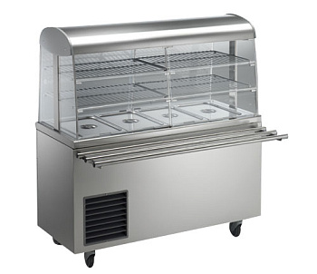 REFR.DISPLAY+OPEN WELL 4GN (S/S) 1500MM (Code 320142)