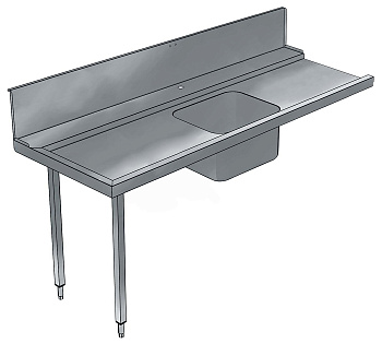 PREWASH TABLE W/BOWL L&gt R 1800MM-HOODTYPE (Code 865313)