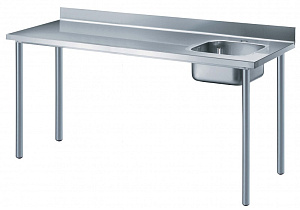 Electrolux Professional TL1810DXE AT MIT BECKEN RECHTS+AUFKANTUNG 1800 MM (Code 133526)