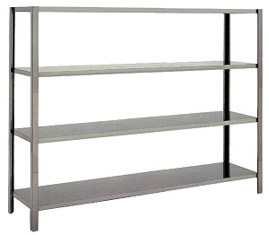 Electrolux Professional SSH17 CNS-REGAL, 4 GESCHLOSSENE BÖDEN, 1770 MM (Code 137004)