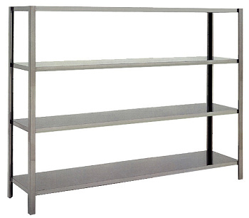 Electrolux Professional SSH17 CNS-REGAL, 4 GESCHLOSSENE BÖDEN, 1770 MM (Code 137004)