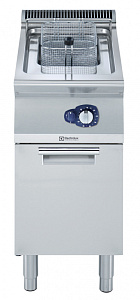 Electrolux Professional E7KKETBAMCI Modular Cooking Range Line 700XP One Well Freestanding Gas Fryer 15 liter (Code 371420)