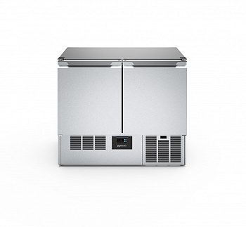 Digital Undercounter Compact Refrigerated Counter - 250lt, 2 Doors no worktop (R290) (Code 725114)