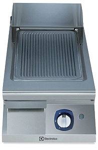 Electrolux Professional E9FTGDSR0C GAS-BRATPL. (8KW) GERILLT GENEIGT 400 MM (Code 391057)