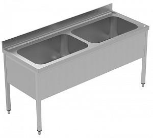 Electrolux Professional GVLP1802SE SOAKING SINK UNIT 2 BOWLS 1800 MM (134121)