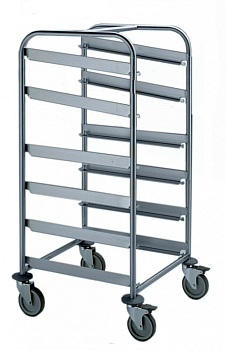 6-DW RACK TROLLEY-2 RACKS ARE INCLINED (Code 361251)