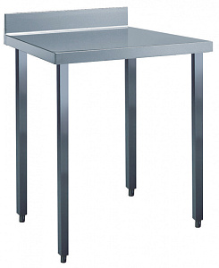 Electrolux Professional TG800UN Standard Preparation 800 mm Work Table with Upstand (Code 133230)