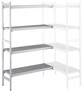 Electrolux Professional CLS1752 ALUM.CORNER SHELV.-POLY.TIERS-475X1756MM (Code 137081)