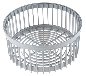 ROUND BASKET FOR GLASSES 380x170MM (Code 867037)