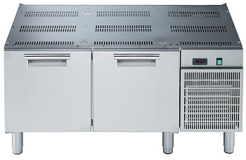 Electrolux Professional E9TTAECOMIN Modulare Großküchengeräteserie 900XP-Kühlunterbau mit 2 Schubladen, -2/+10° C, automatische Abtaukondensatverdunstung - R290 (Code 391602)