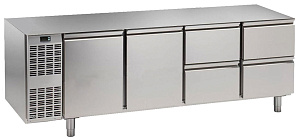 Electrolux Professional HB2P4CN 2 DOOR+4X1/2 DRAW. REFR.TABLE -2C-NO TOP (Code 728565)