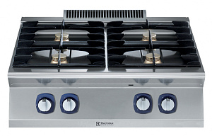 Electrolux Professional E7AAKTAOMEI Modular Cooking Range Line 700XP 4-Burner Gas Boiling Top (Code 371401)