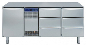 Electrolux Professional RCDR3M16T REF.COUNTER 440L,1DOOR 6x1/3 DRAW-NO TOP (Code 727080)