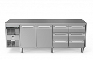Electrolux Professional EH4HBAACC REFR.COUNTER 590LT 2DR 6x1/3DRAWER (Code 710082)