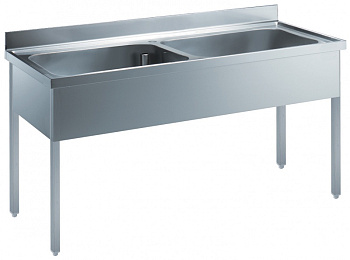 Electrolux Professional SLP218 SOAKING SINK UNIT 2 BOWLS 1800MM (Code 132545)