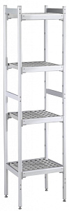 Electrolux Professional ALS772 ALUM.LINEAR SHELV.-POLY.TIERS-373X772MM (Code 137010)