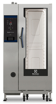 Electrolux Professional ECOE201B2C0 SkyLine Premium SkyLine Premium Heißluftdämpfer mit Boiler mit digitaler Steuerung, 20x1/1GN, elektrisch, programmie (Code 217814)