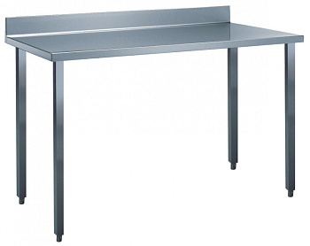 Eco Preparation 1400 mm Work Table with Upstand - disassembled (Code 132847)