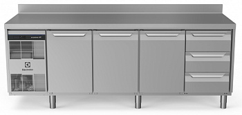 Electrolux Professional EH4H3AAAC REFR.COUNTER 590LT 3DR 3x1/3DRAW UPST (Code 710072)