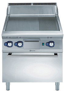 Electrolux Professional E9FTGHSPV GAS FRYTOP SMOOTH+RIBB.SLOP+CONV.OVEN800 (Code 391060)