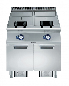 Electrolux Professional E9KKGTBAMEI Modular Cooking Range Line 900XP Two Wells Gas Fryer 23 liter (Code 391633)