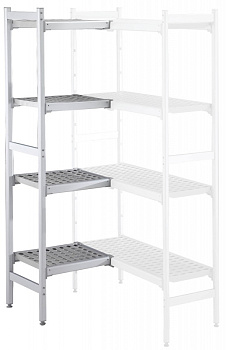 Electrolux Professional CLS740 ALUM.CORNER SHELV.-POLY.TIERS-475X744MM (Code 137070)