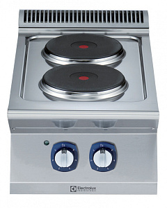 Electrolux Professional E7ECED2R0N Modular Cooking Range Line 700XP 2-Hot Plates Electric Boiling Top Range (Code 371126)
